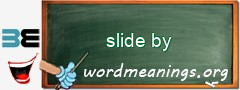 WordMeaning blackboard for slide by